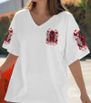 HOW HEARTLESS I CAN BE SKULL MESSY BUN ALL OVER PRINT - TLNT2802255