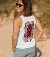 HOW HEARTLESS I CAN BE SKULL MESSY BUN ALL OVER PRINT - TLNT2802255