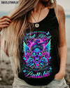BEHIND EVERY BAD B MESSY BUN SKULL ALL OVER PRINT - TLNT2803245