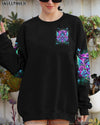 BEHIND EVERY BAD B MESSY BUN SKULL ALL OVER PRINT - TLNT2803245
