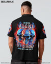 I'M NEVER ALONE 3 SKULLS FLAG ALL OVER PRINT - TLNT3006233