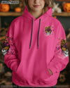 GOD GIFTED ME TWO TITLES MOM AND GRANDMA MESSY BUN SKULL ALL OVER PRINT  - TLNZ0204251