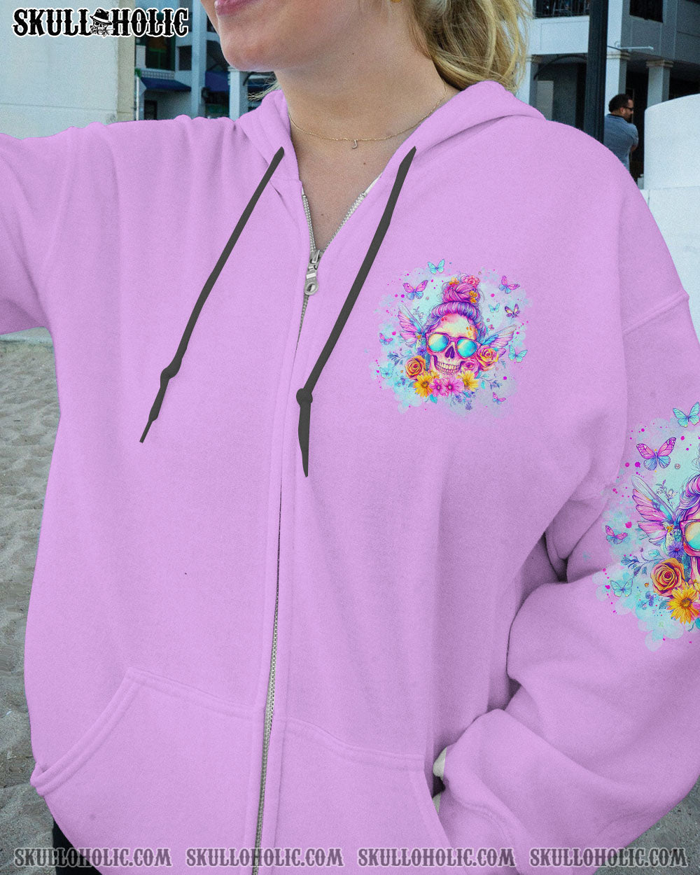 KARMA FAIRY SKULL MESSY BUN ALL OVER PRINT - TLNZ0304251