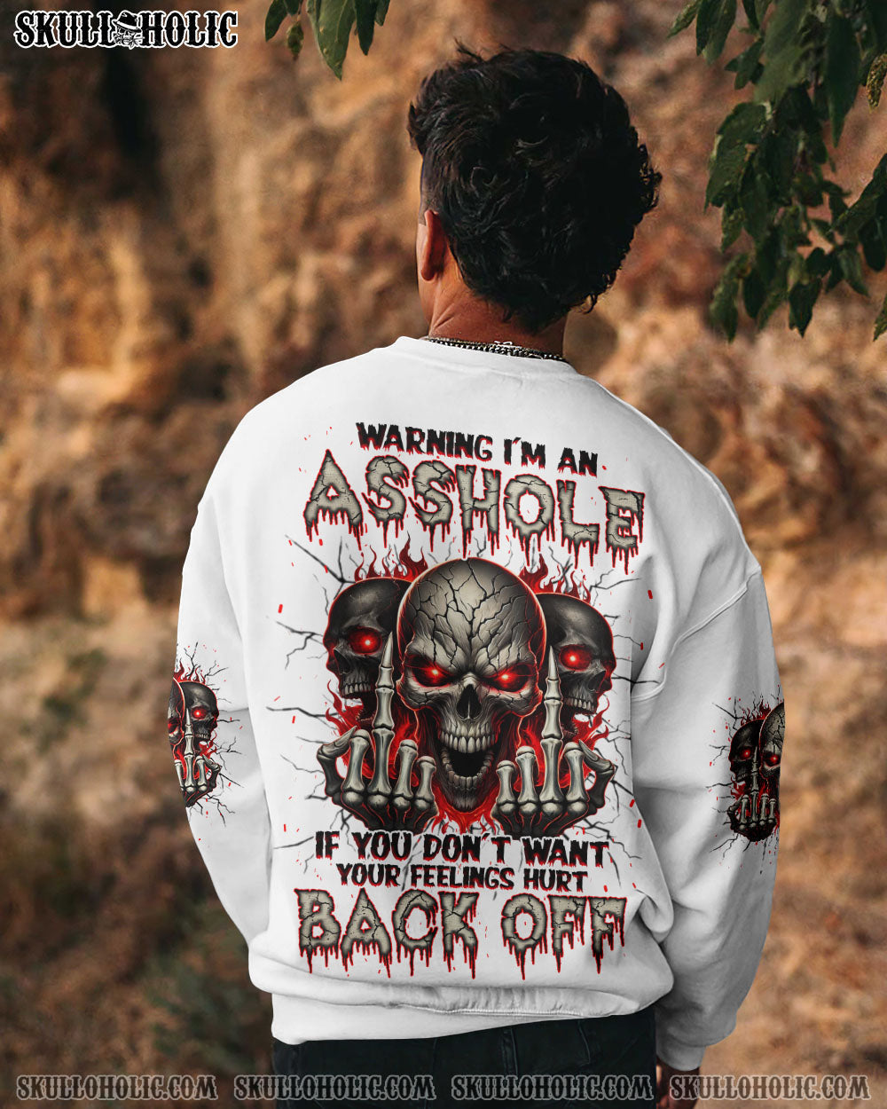 WARNING I'M AN A SKULL ALL OVER PRINT - TLNZ0409241