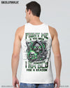 FIGHT ME IF YOU WISH REAPER SKULL ALL OVER PRINT -  TLNZ0802251
