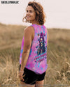 I DO WHAT I WANT MESSY BUN SKULL ALL OVER PRINT  - TLNZ0805253