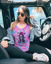 I DO WHAT I WANT MESSY BUN SKULL ALL OVER PRINT  - TLNZ0805253