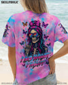 I DO WHAT I WANT MESSY BUN SKULL ALL OVER PRINT  - TLNZ0805253
