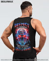 RESPECT IS EARNED SKULL FLAG ALL OVER PRINT - TLNZ0806232