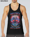 RESPECT IS EARNED SKULL FLAG ALL OVER PRINT - TLNZ0806232