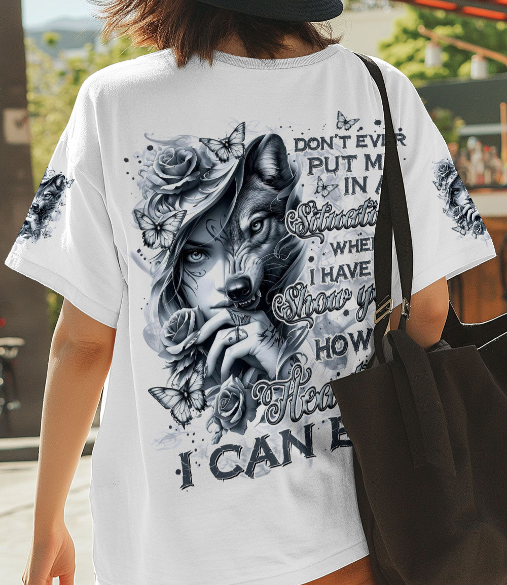 HOW HEARTLESS I CAN BE WOLF LADY ALL OVER PRINT - TLNZ1003251