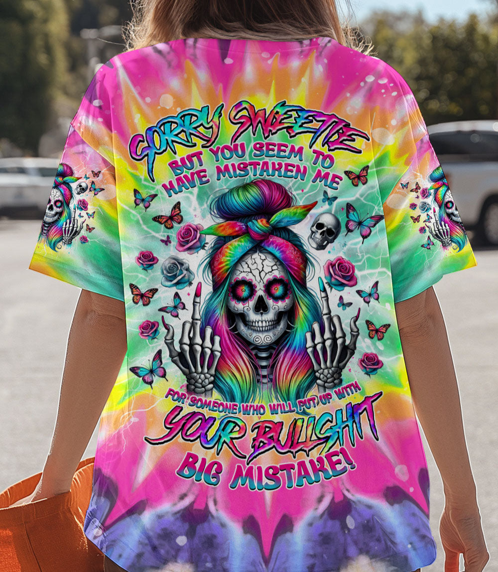 SORRY SWEETIE SKULL LADY ALL OVER PRINT - TLNZ1103251