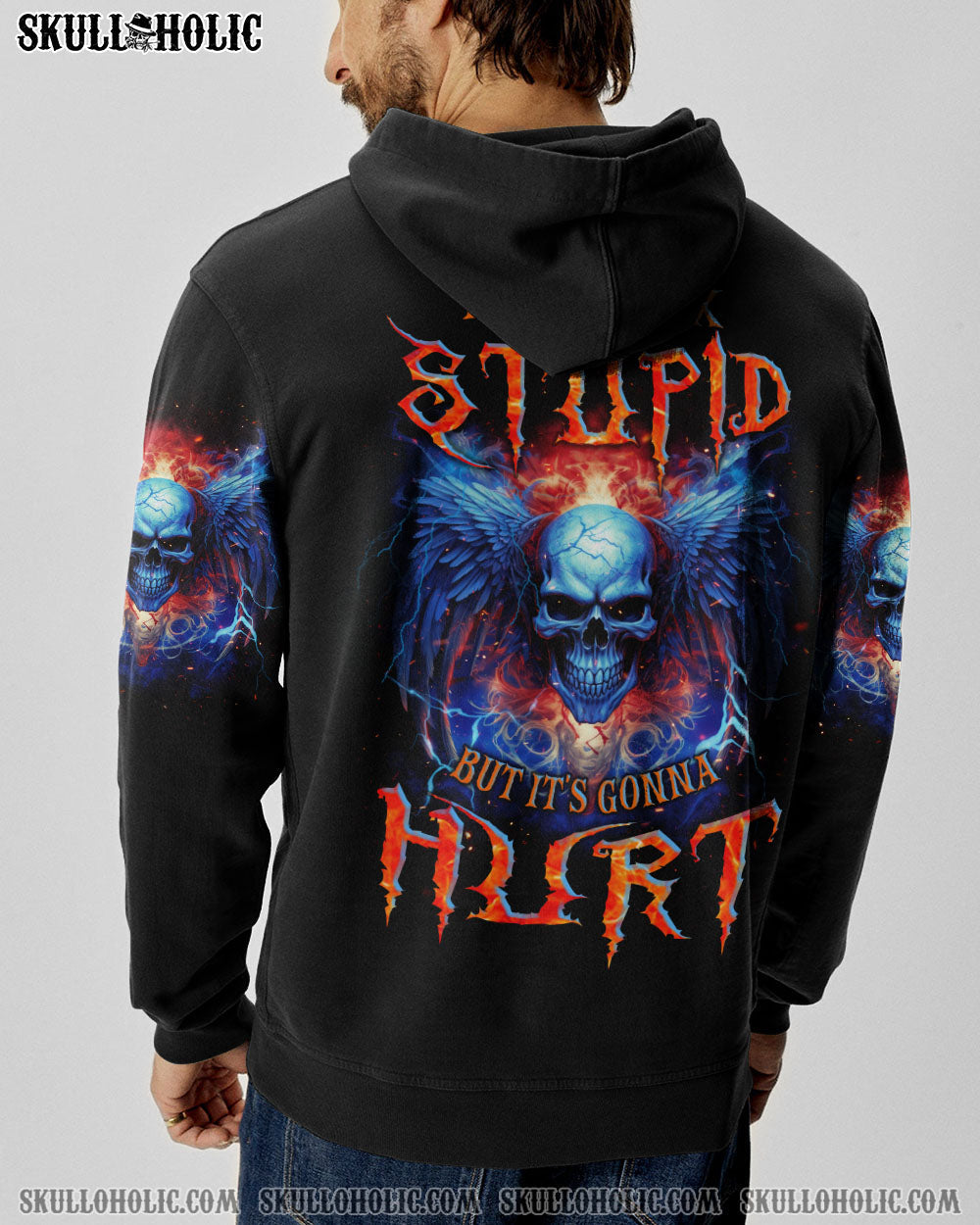 I CAN FIX STUPID SKULL ALL OVER PRINT - TLNZ1109231