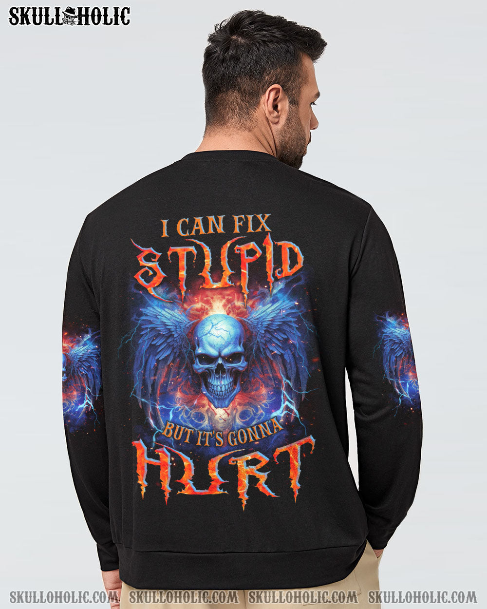 I CAN FIX STUPID SKULL ALL OVER PRINT - TLNZ1109231
