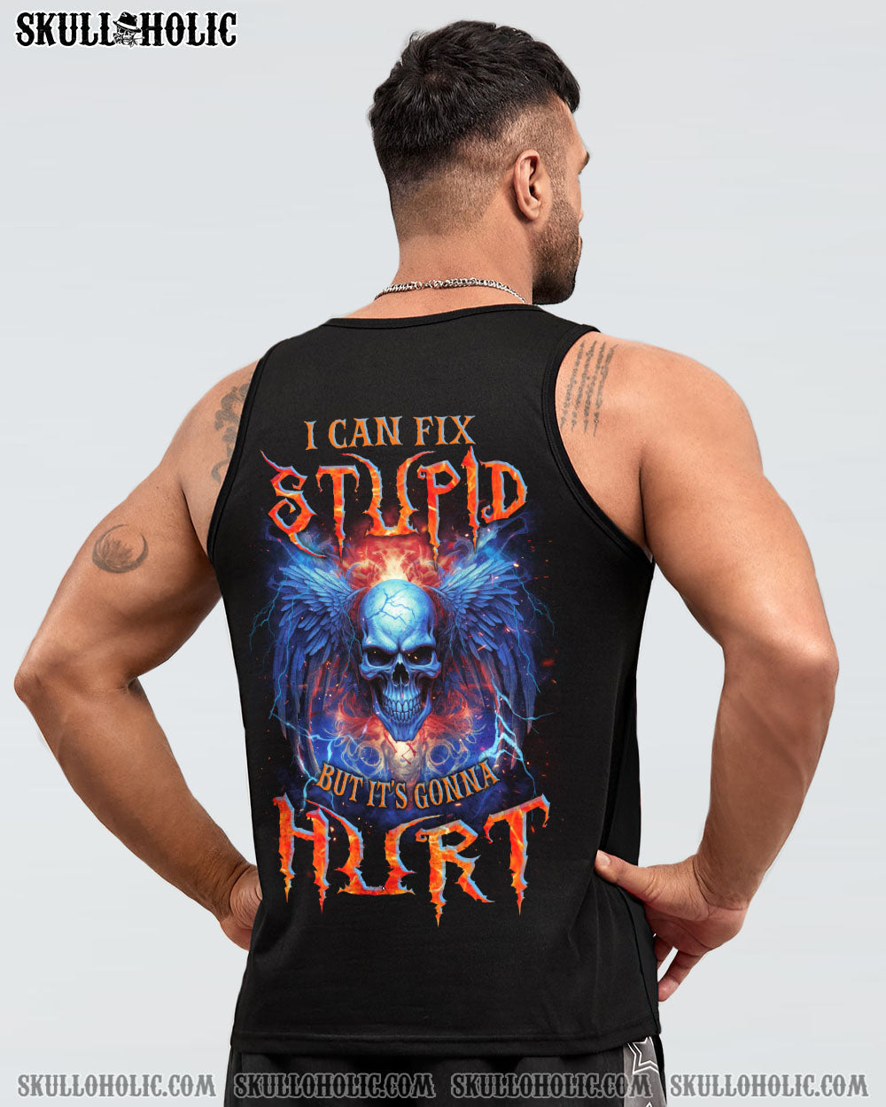 I CAN FIX STUPID SKULL ALL OVER PRINT - TLNZ1109231