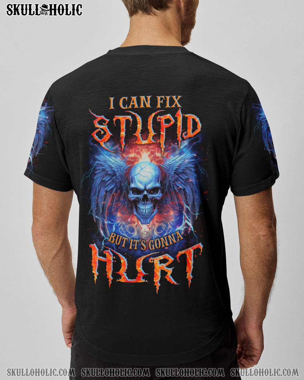 I CAN FIX STUPID SKULL ALL OVER PRINT - TLNZ1109231