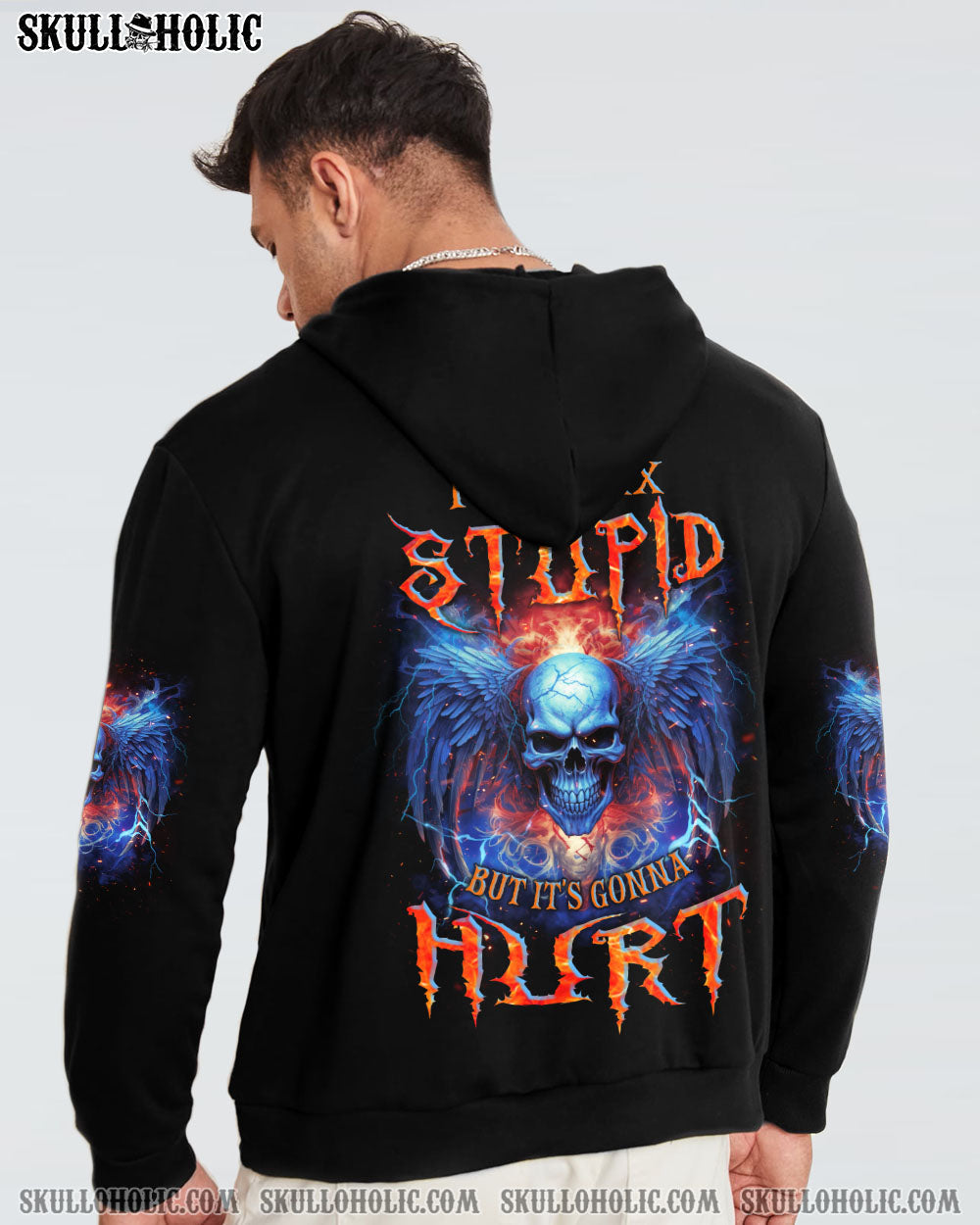 I CAN FIX STUPID SKULL ALL OVER PRINT - TLNZ1109231