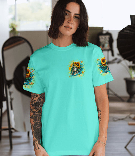SHE IS SUNSHINE SKULL LADY ALL OVER PRINT  - TLNZ1203251