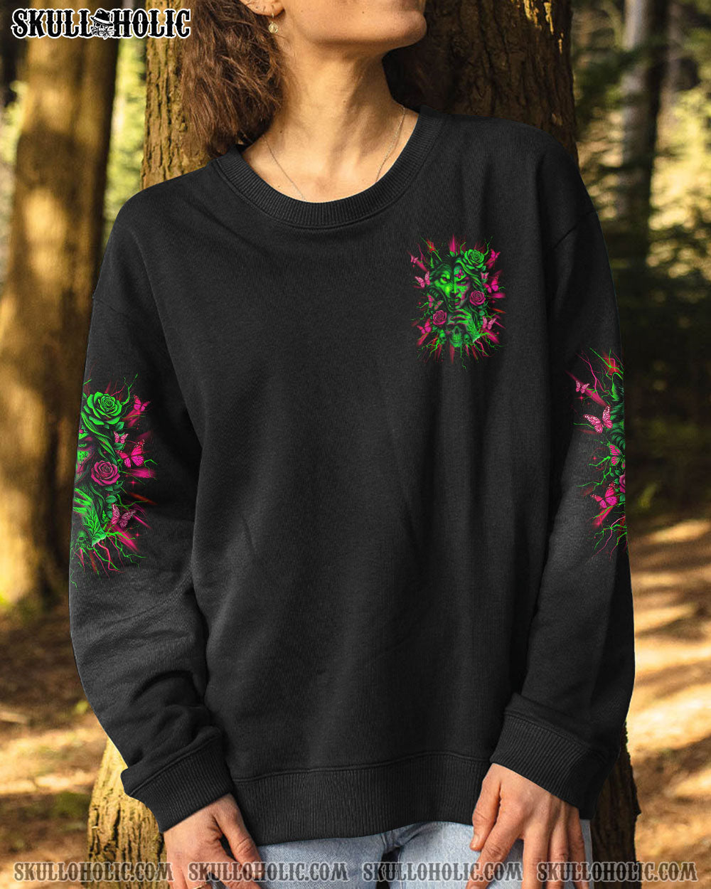 HOW HEARTLESS I CAN BE SKULL WOLF ALL OVER PRINT -  TLNZ1204252
