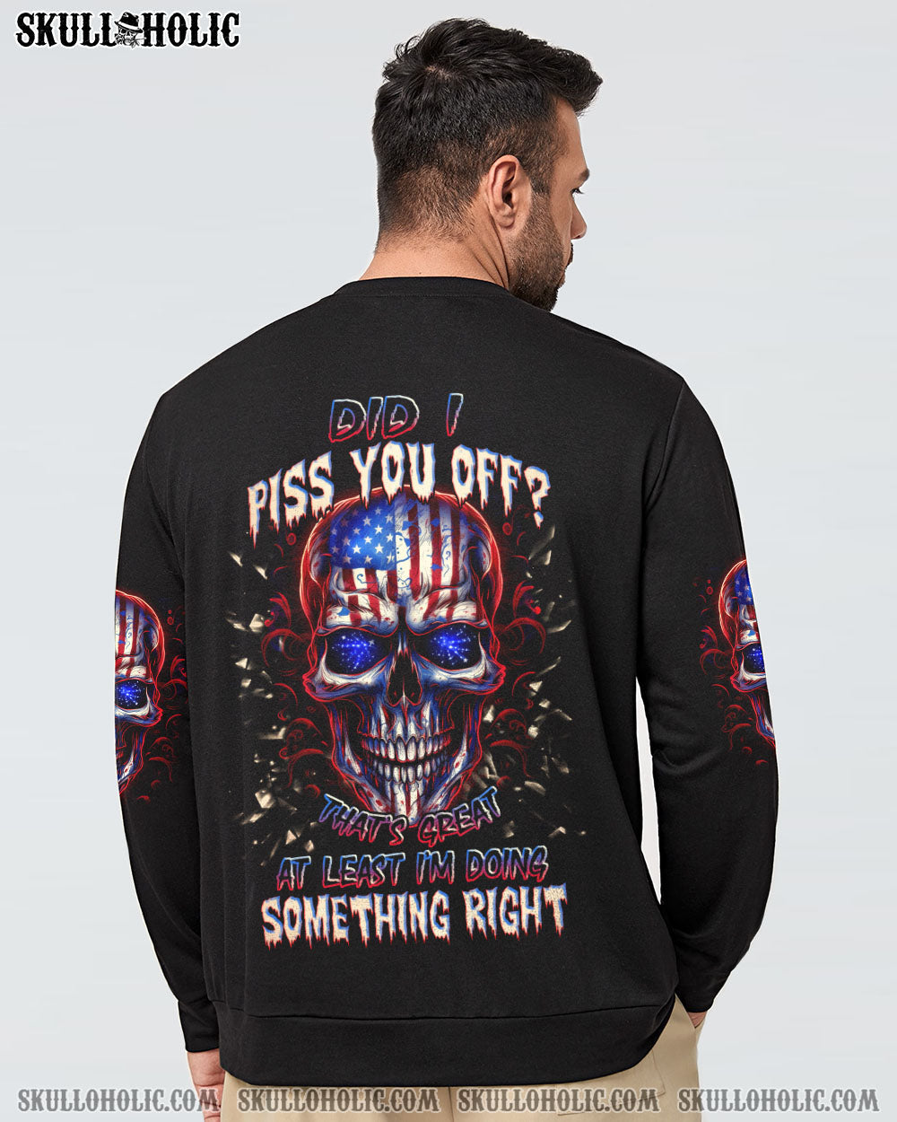 DID I PISS YOU OFF SKULL FLAG ALL OVER PRINT - TLNZ1207233