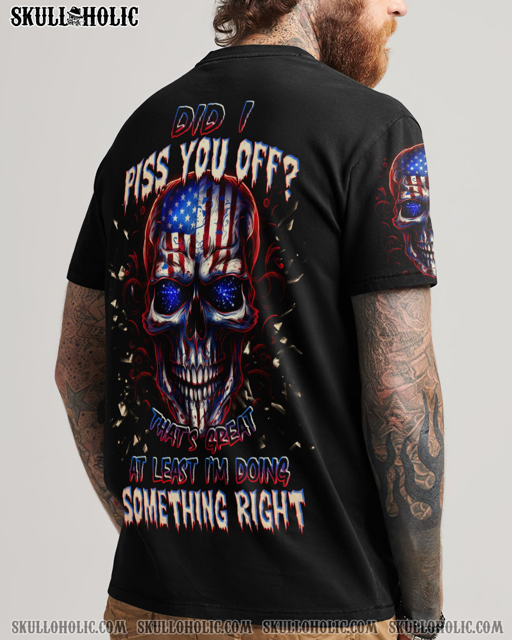DID I PISS YOU OFF SKULL FLAG ALL OVER PRINT - TLNZ1207233