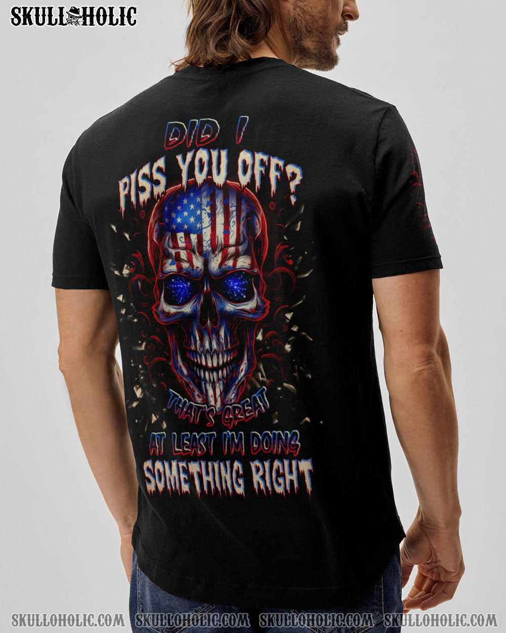 DID I PISS YOU OFF SKULL FLAG ALL OVER PRINT - TLNZ1207233