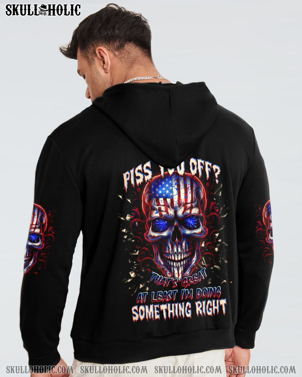 DID I PISS YOU OFF SKULL FLAG ALL OVER PRINT - TLNZ1207233