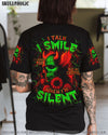 BE CAREFUL WHEN I'M SILENT SKULL DEVIL  ALL OVER PRINT   - TLNZ1804253