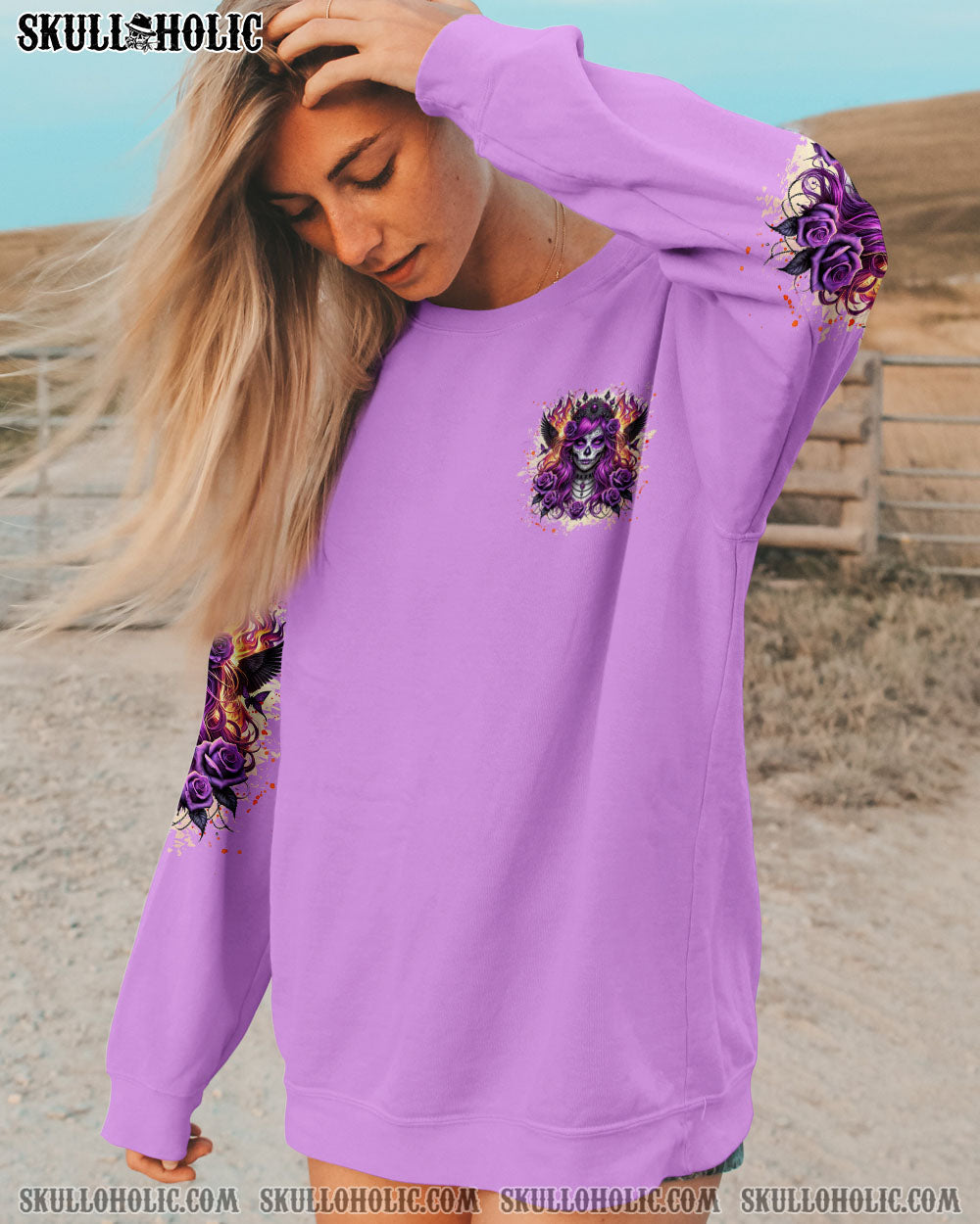 HOW HEARTLESS I CAN BE SKULL LADY ALL OVER PRINT - TLNZ2012241