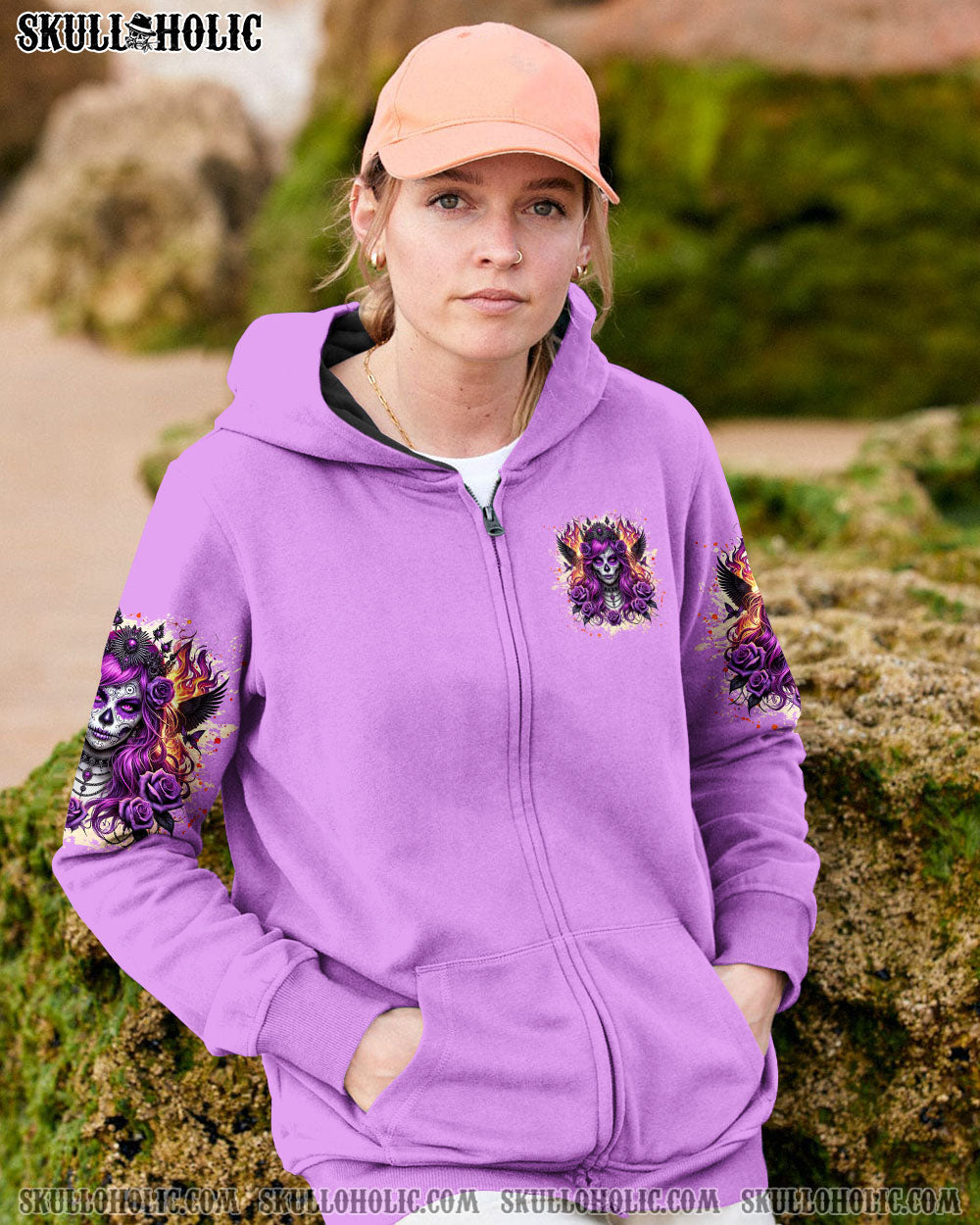 HOW HEARTLESS I CAN BE SKULL LADY ALL OVER PRINT - TLNZ2012241