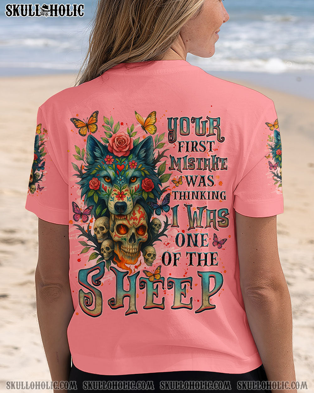 YOUR FIRST MISTAKE WOLF ROSE ALL OVER PRINT - TLNZ2104251