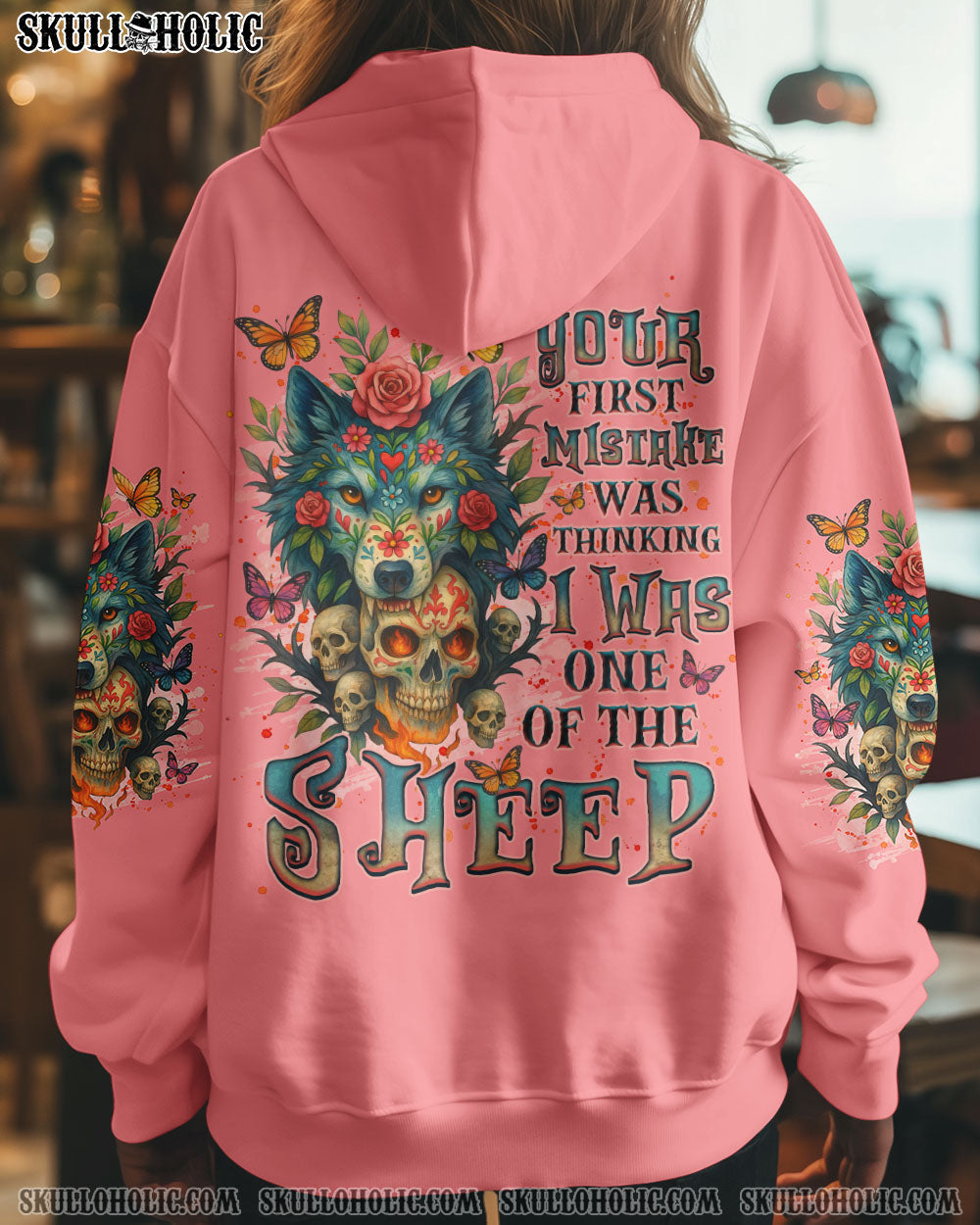 YOUR FIRST MISTAKE WOLF ROSE ALL OVER PRINT - TLNZ2104251