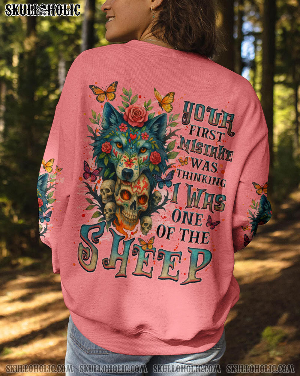 YOUR FIRST MISTAKE WOLF ROSE ALL OVER PRINT - TLNZ2104251