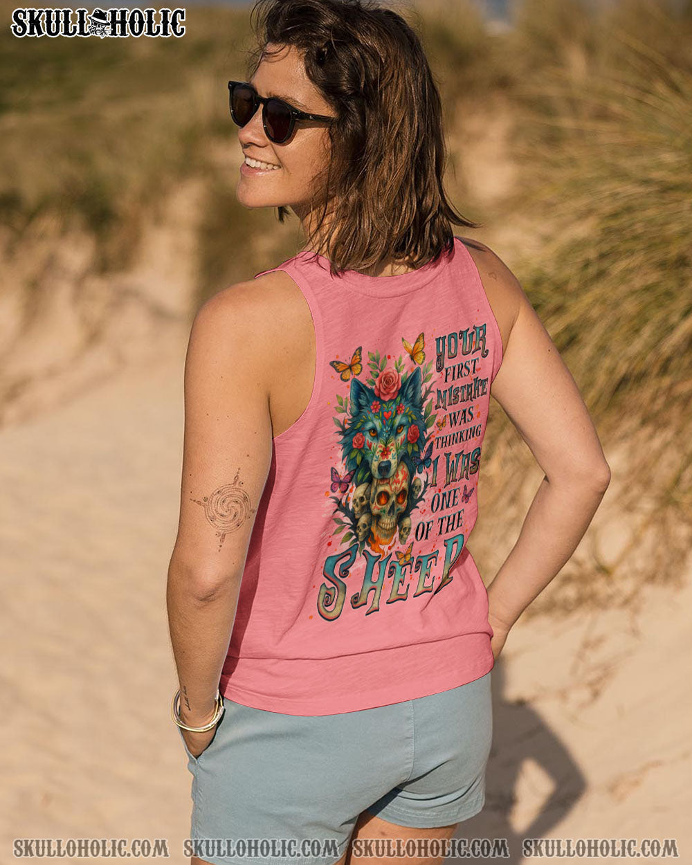 YOUR FIRST MISTAKE WOLF ROSE ALL OVER PRINT - TLNZ2104251