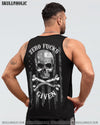 ZERO F GIVEN BONES SKULL B&W FLAG ALL OVER PRINT - TLNZ2304243
