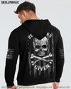 ZERO F GIVEN BONES SKULL B&W FLAG ALL OVER PRINT - TLNZ2304243