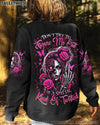 DON'T TRY TO FIGURE ME OUT SKULL MESSY BUN ALL OVER PRINT   - TLNZ2503251
