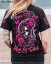 DON'T TRY TO FIGURE ME OUT SKULL MESSY BUN ALL OVER PRINT   - TLNZ2503251