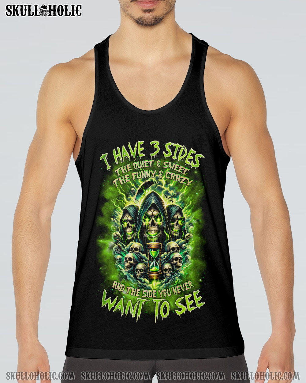 I HAVE 3 SIDES 3 SKULLS REAPER ALL OVER PRINT - TLNZ2612231
