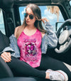 ZERO F GIVEN SKULL MESSY BUN TIE DYE ALL OVER PRINT - TLNZ2702251
