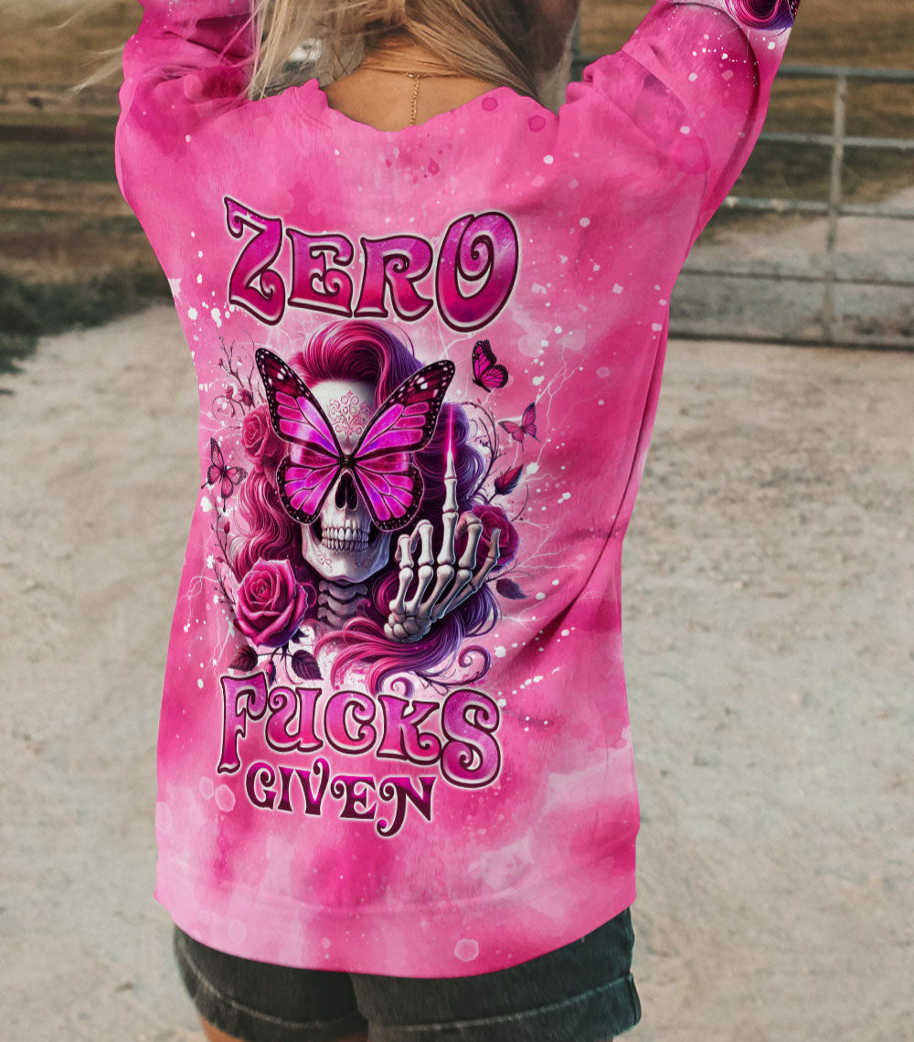 ZERO F GIVEN SKULL MESSY BUN TIE DYE ALL OVER PRINT - TLNZ2702251