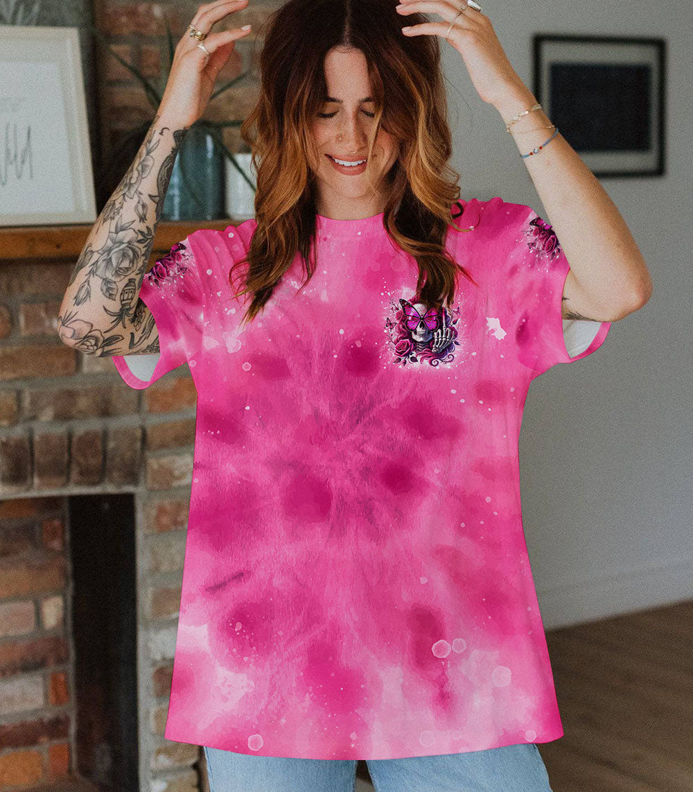 ZERO F GIVEN SKULL MESSY BUN TIE DYE ALL OVER PRINT - TLNZ2702251
