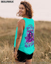 DON'T TRY TO FIGURE ME OUT SKULL LADY ALL OVER PRINT    - TLNZ2703251