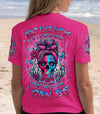 HOW HEARTLESS I CAN BE TATTOO SKULL MESSY BUN ALL OVER PRINT - TLNZ2802252