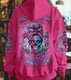 HOW HEARTLESS I CAN BE TATTOO SKULL MESSY BUN ALL OVER PRINT - TLNZ2802252