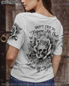 DON'T TRY TO FIGURE ME OUT SKULL ROSE  ALL OVER PRINT   - TLNZ2803253