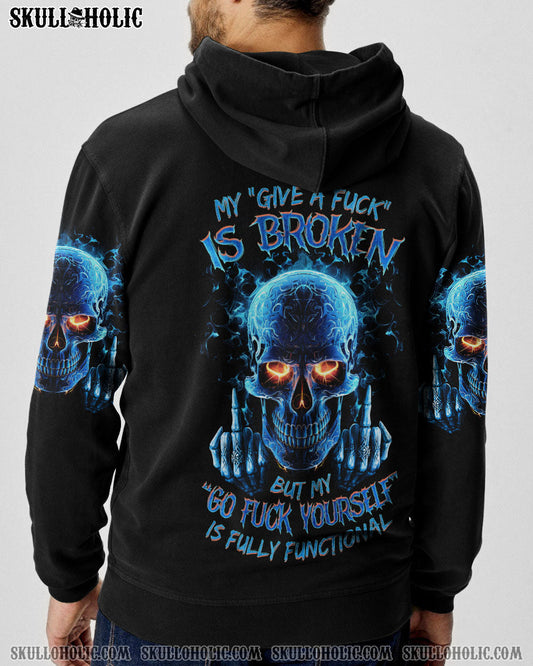 MY GIVE A F IS BROKEN MAD SKULL ALL OVER PRINT - TLNZ2909233