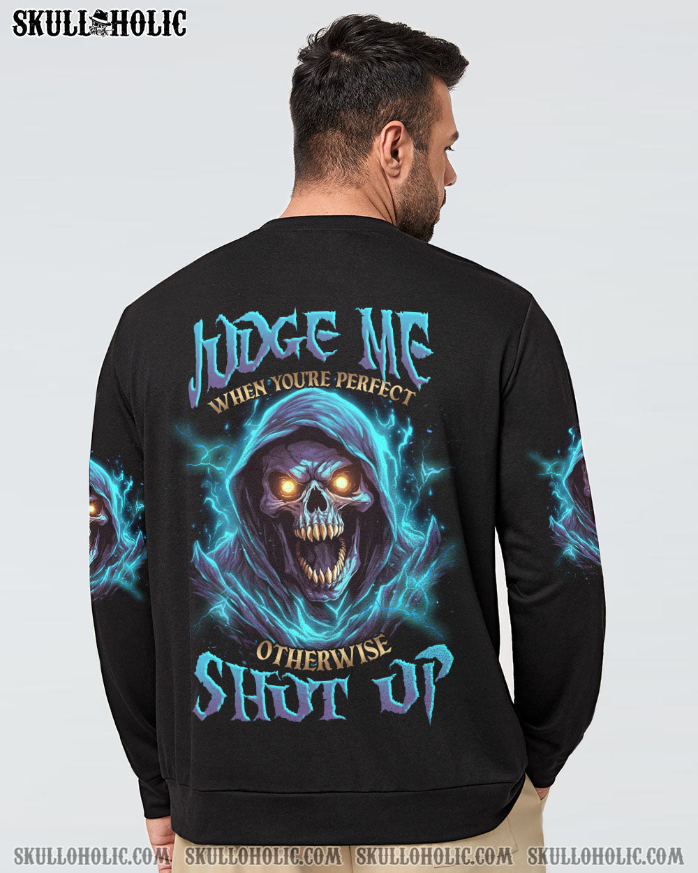 JUDGE ME WHEN MAD REAPER SKULL ALL OVER PRINT - TLNZ3005231