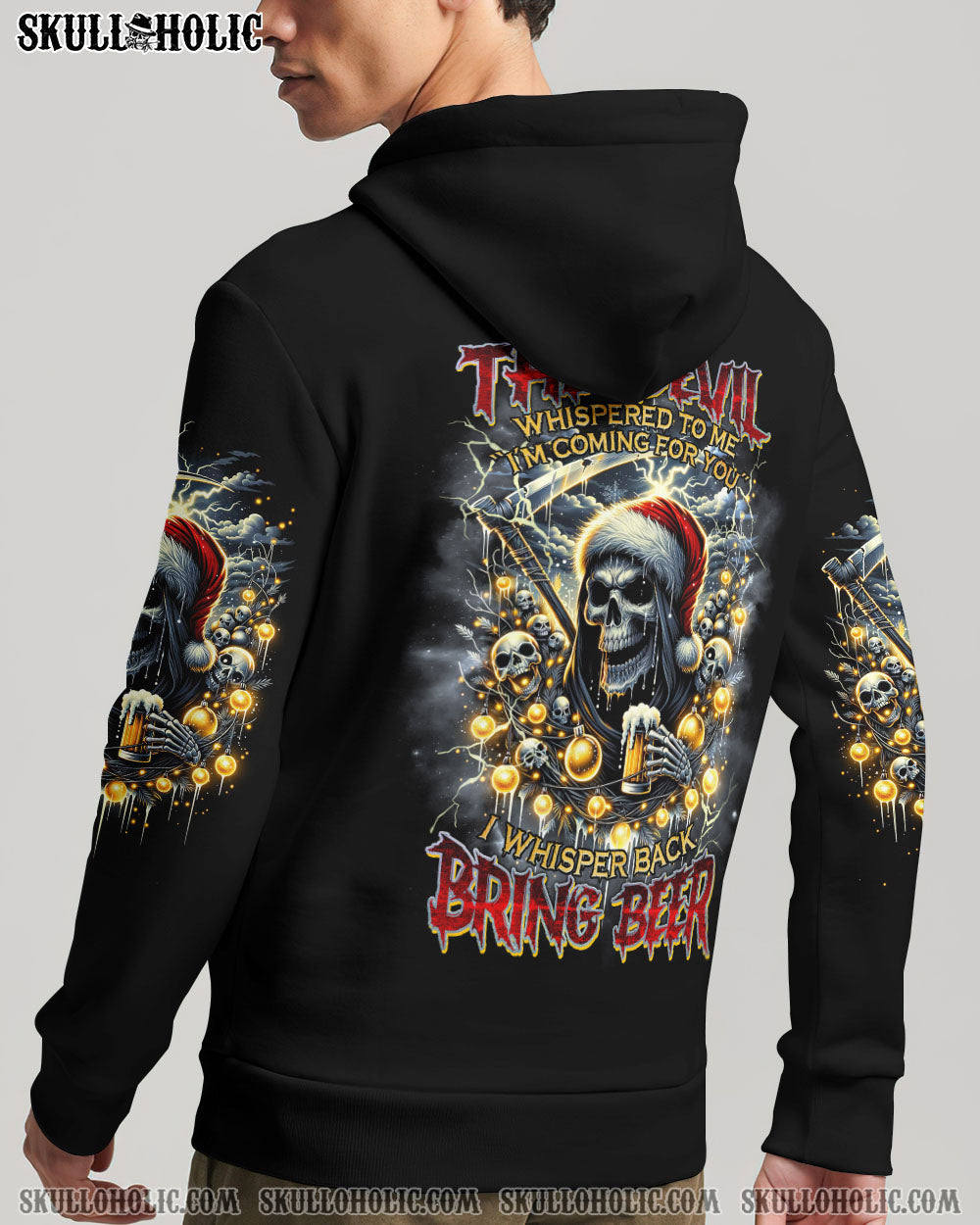BRING BEER REAPER CHRISTMAS ALL OVER PRINT - TLNZ3010232