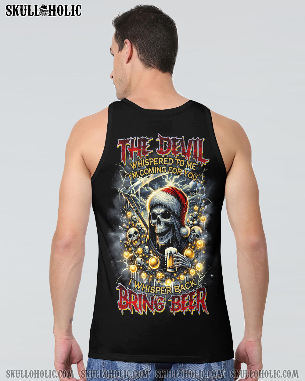 BRING BEER REAPER CHRISTMAS ALL OVER PRINT - TLNZ3010232